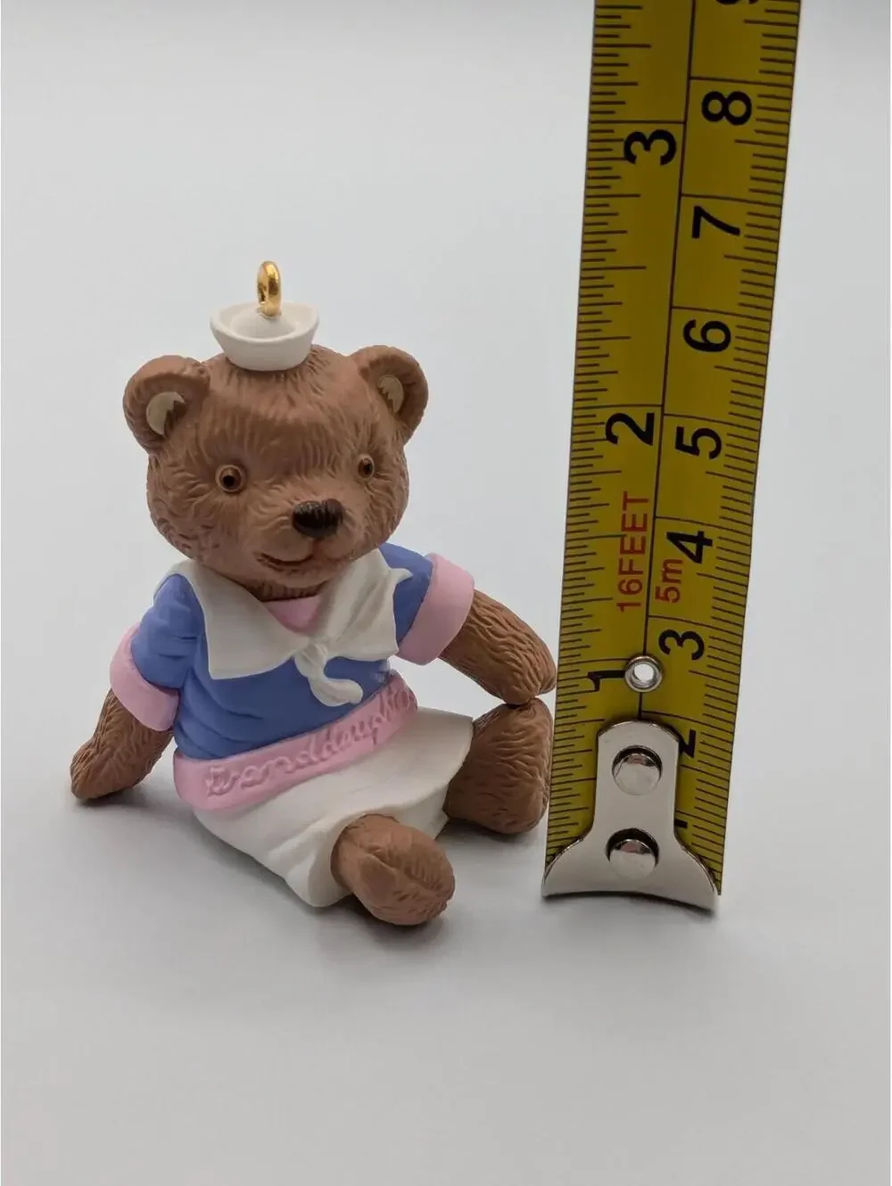 Hallmark Keepsake Granddaughter 1998, Vintage Bear Christmas Ornament